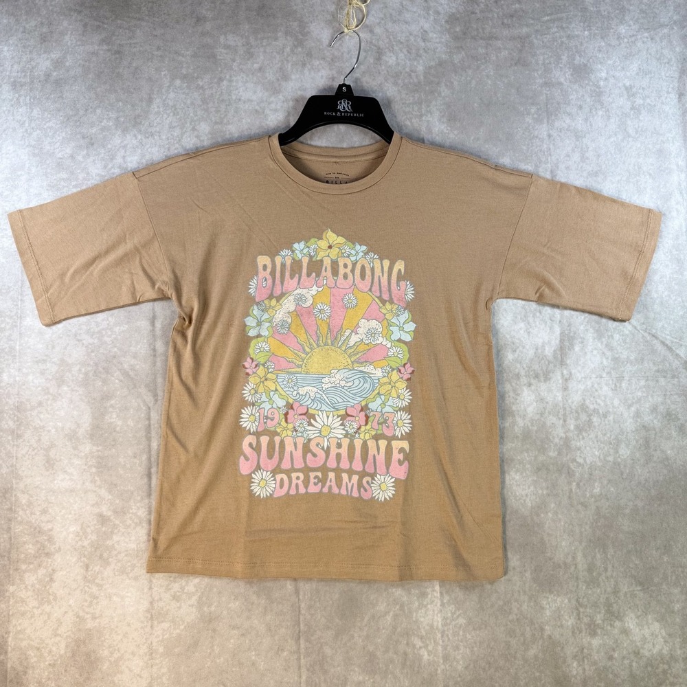 Billabong Girls Youth Kids‎ Sunshine Dream Boyfriend Relaxed Fit T-Shirt XXS